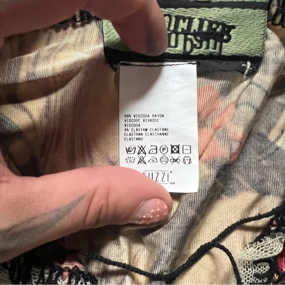 Jean Paul Gaultier S/S 2003 Butterfly Mesh Top - Picture 7 of 7